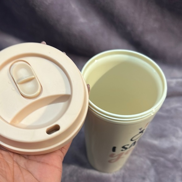 I Said Yes Travel Mug - Cream and Pink - Picture 2 of 2